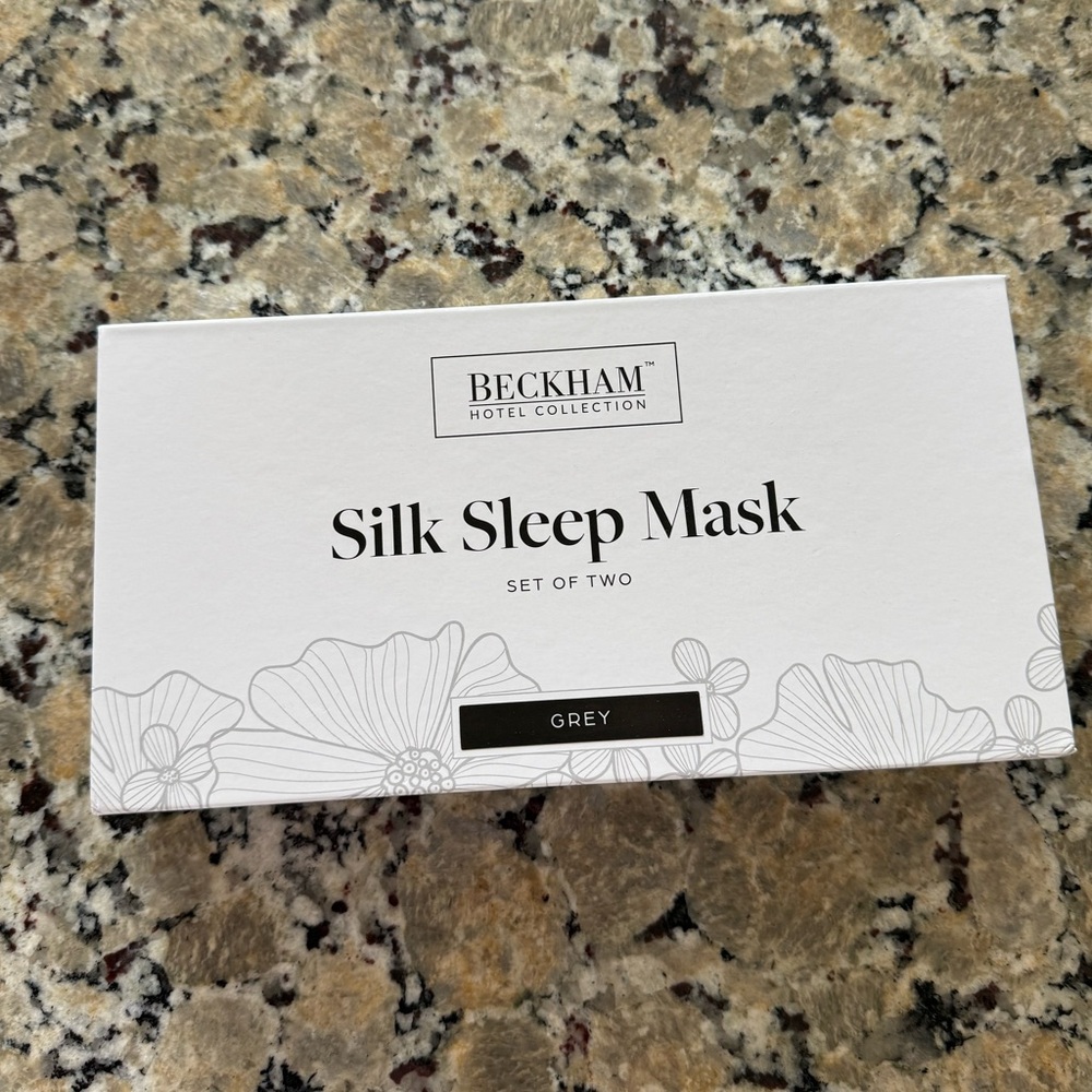 Hotel Collection Silk Sleep Mask - Grey